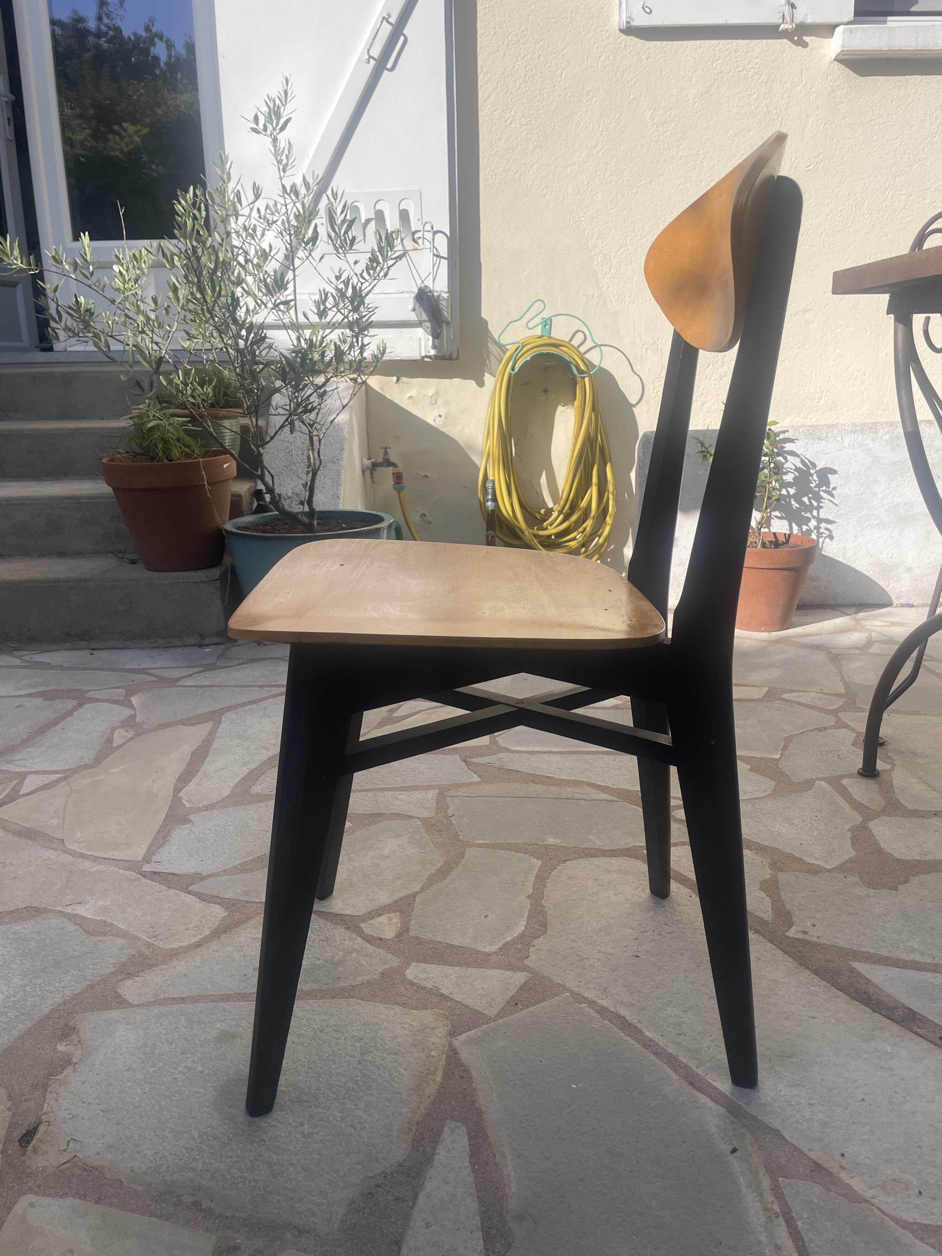 4 Scandinavian chairs type Kneuzzargenstull