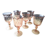 6 Verres à vin Luminarc  Modèle Rosaline