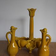 Servant oil and vinegar in earthenware Bassano Italy