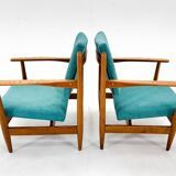 Pair of Mid-Century Armchairs, Czechoslovakia, 1970's