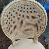 Beautiful set of six antique Louis XVI style chairs