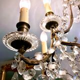 Crystal chandelier diamond cut 9 fires 1880