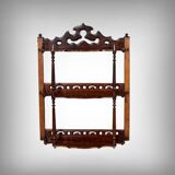 Mahogany Wall Shelf, Louis-Philippe Period – Mid-19th Century