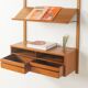 Étagère élégante par Poul Cadovius, années 1950, teck, Danemark