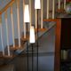Vintage floor lamp Maison Arlus 3 lights opaline metal