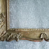 Carved and gilded wooden frame