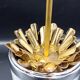 Vintage cigarette dispenser - fleur de lys