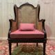Bergère - Louis XVI style armchair in cane