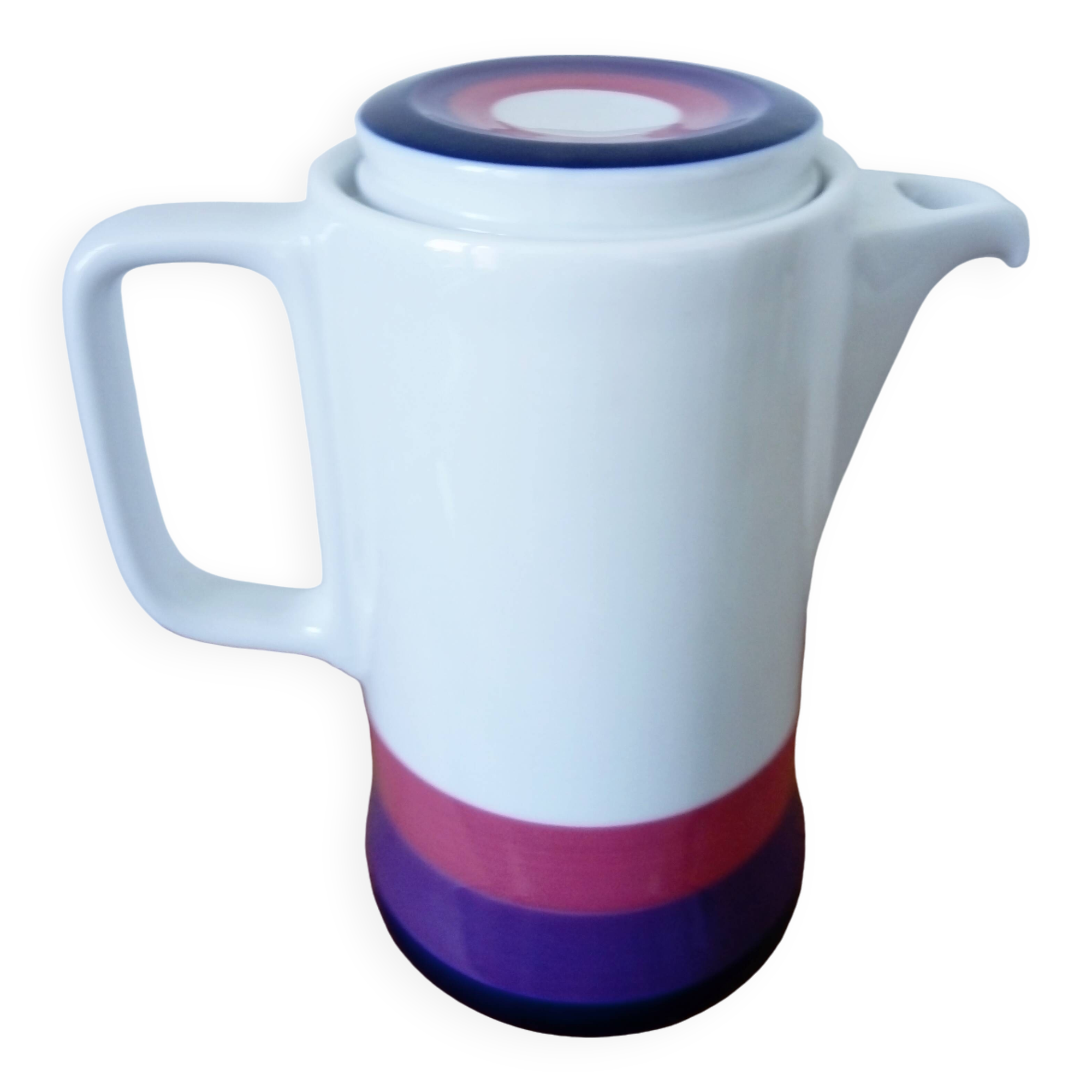 Vintage porcelain coffee pot, 1970-1980