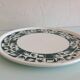 Tarte dish of Sarreguemines faienceries vintage 50s-60s