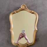 Miroir coquille ancien