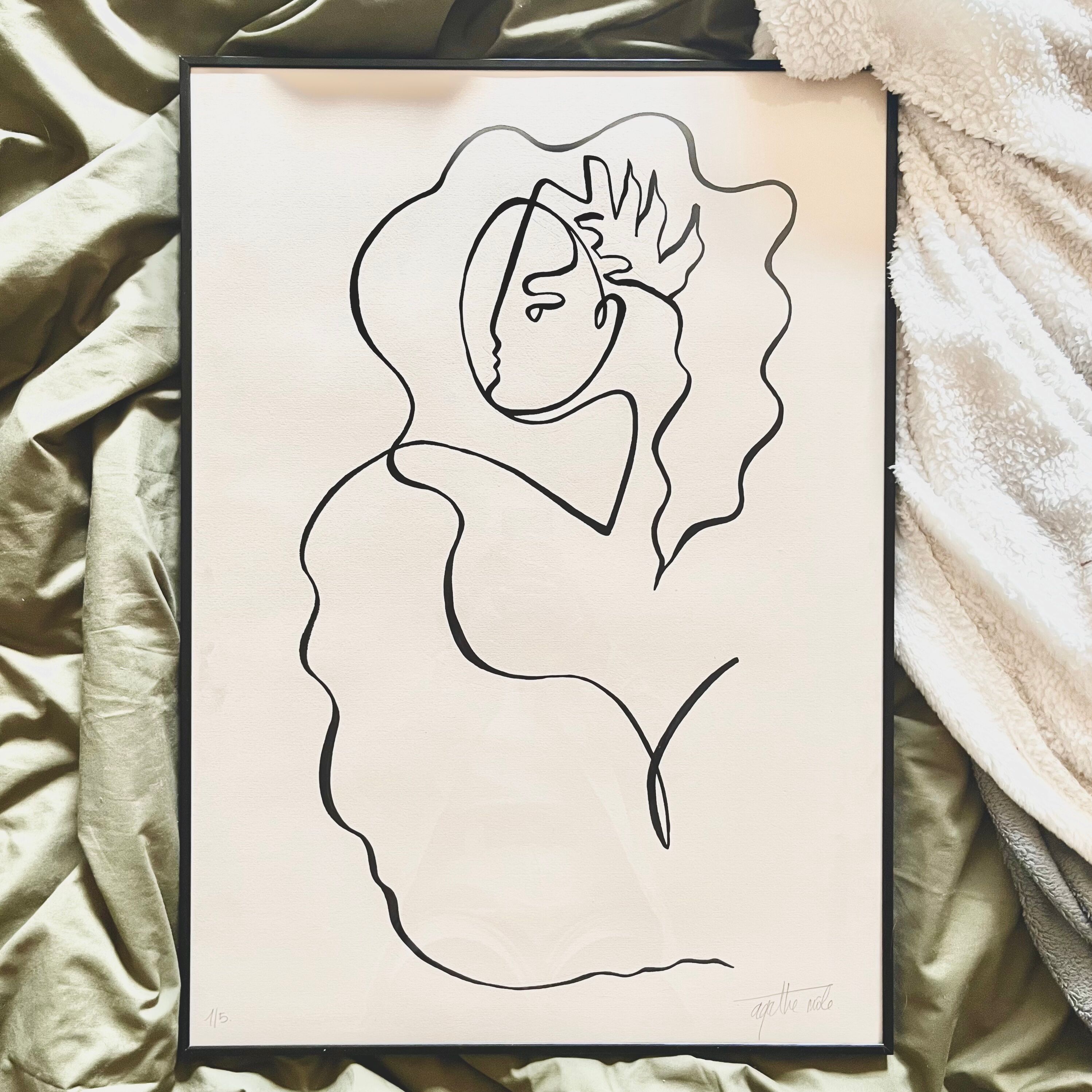 " La fille des étoiles ", 2023, format 50 x 70 cm by Atelier Agapé