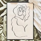 " La fille des étoiles ", 2023, format 50 x 70 cm by Atelier Agapé