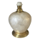 Capiz shell lamp and vintage brass