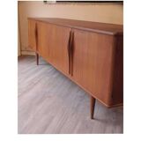 Vintage Scandinavian long sideboard
