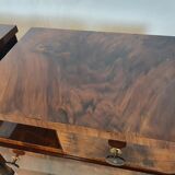 Pair of Art Decò bedside tables in mahogany