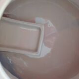 earthenware coffee maker and coffee heater signed