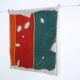 Emerald Green Handwoven Vintage Wall Hanging, Woven Wall Art, 105x123 Cm