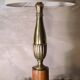 Very large classic luxury lamp bronze and wood