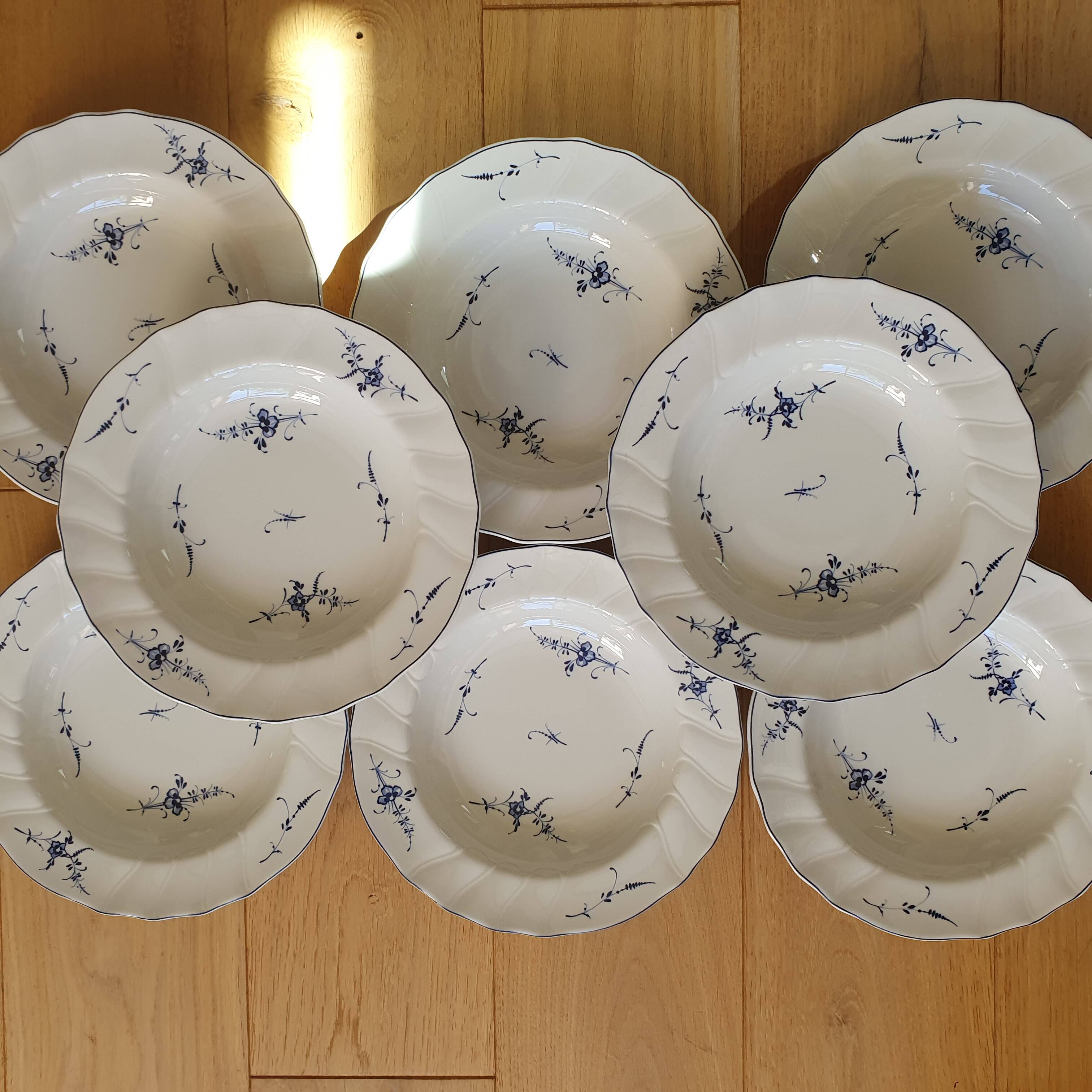 8 deep plates Villeroy and Boch Vieux Luxembourg