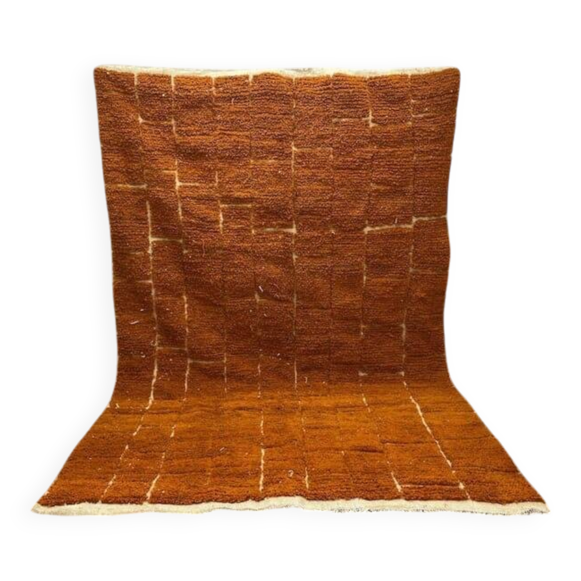 Traditional handmade wool Berber rug size 150x250 cm