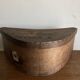 Neo-classical Empire box 1860 in curved wood shape XXL