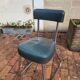Chaise traîneau de bureau industrielle vintage