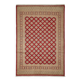 Tapis Oushak en laine noué à la main turc 212 cm x 303 cm