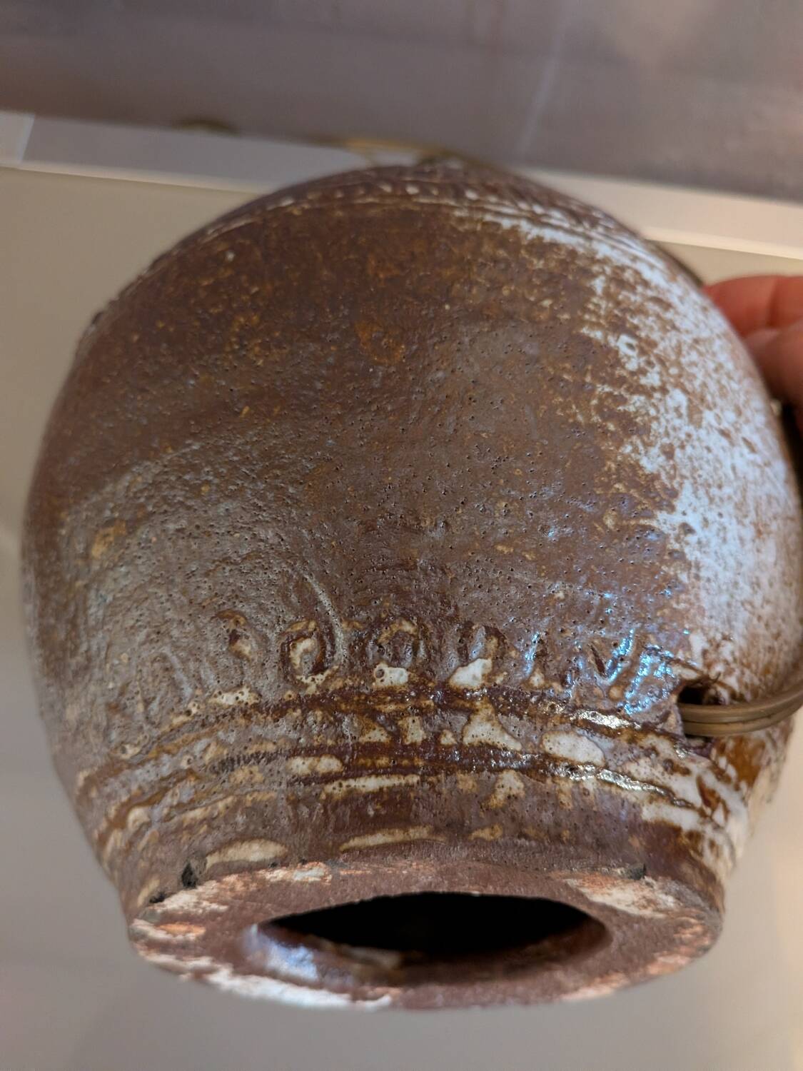 Ceramic lamp base 1970