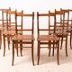 Set of 8 Dining or Inn Chairs, Valentin Jadrníček, Early 20th Century