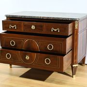 Rare Commode en Acajou, époque Louis XVI – 2ème partie XVIIIe