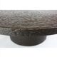 Table basse ronde brutaliste années 70