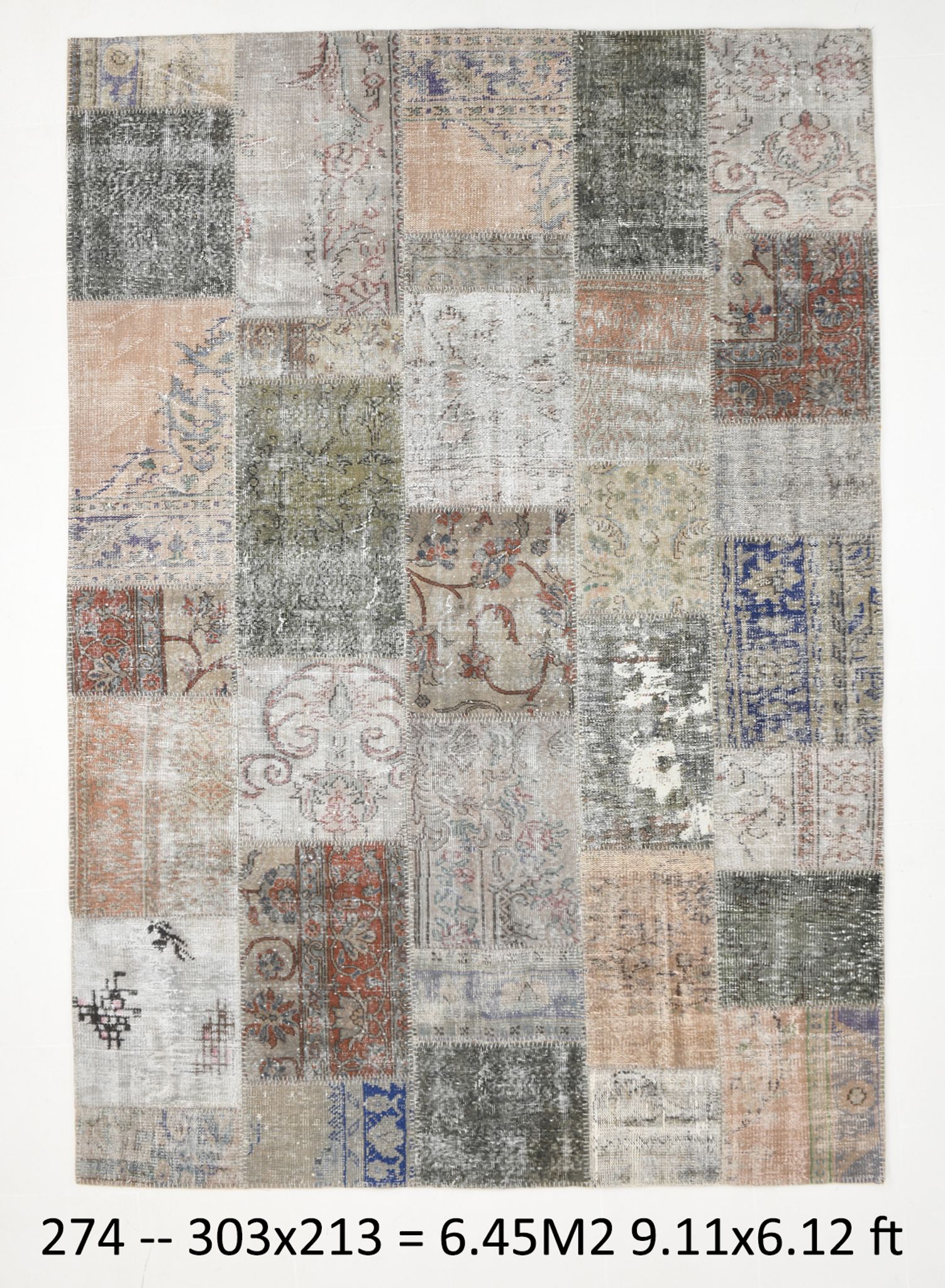 Tapis turc en laine fait à la main