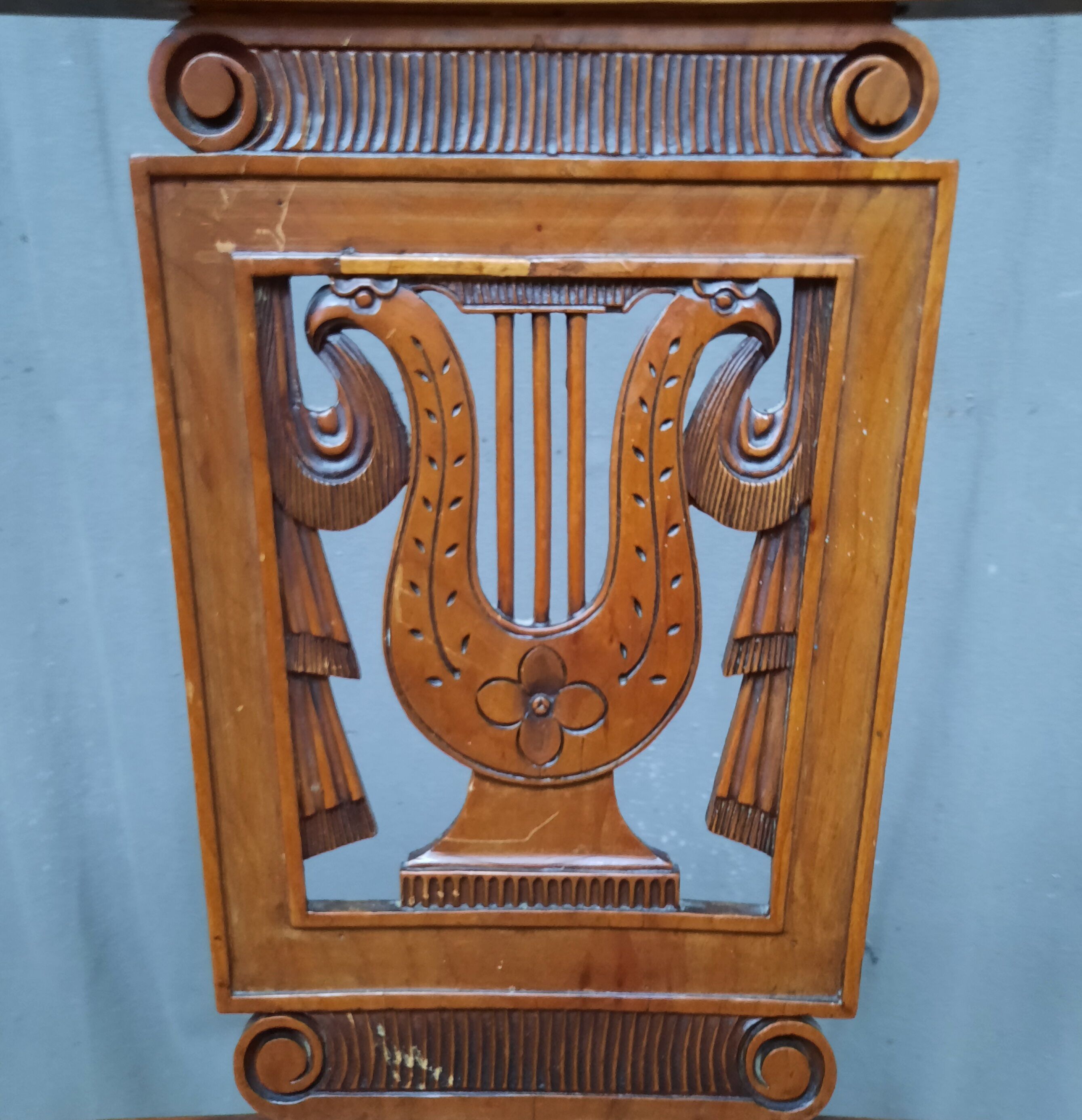 Straw chair nineteenth century