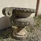 Paire de vasques - jardinières Médicis en pierre