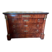 Commode empire avec bronze