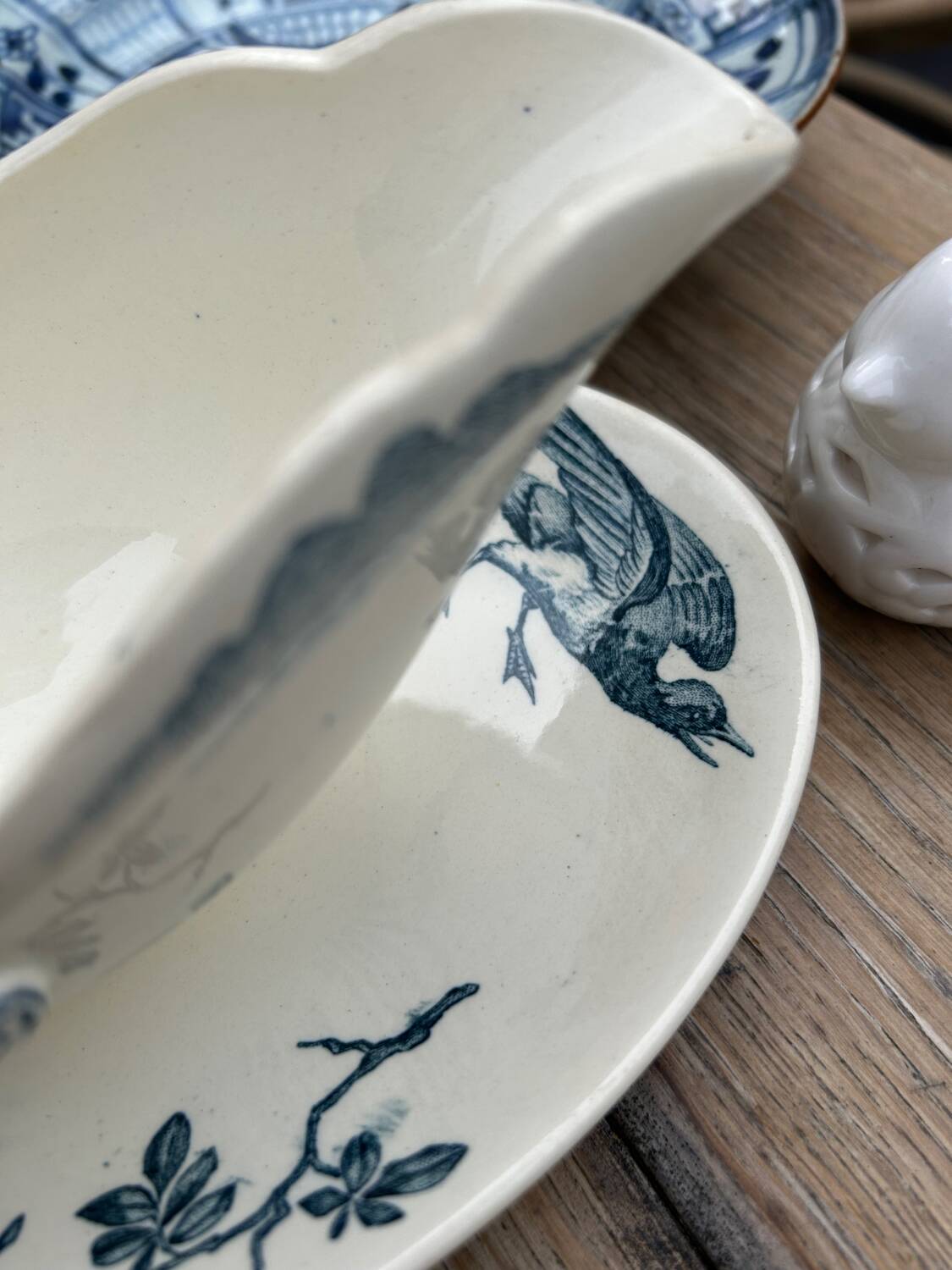 Saucière Lunéville Keller et Guerin Cigogne