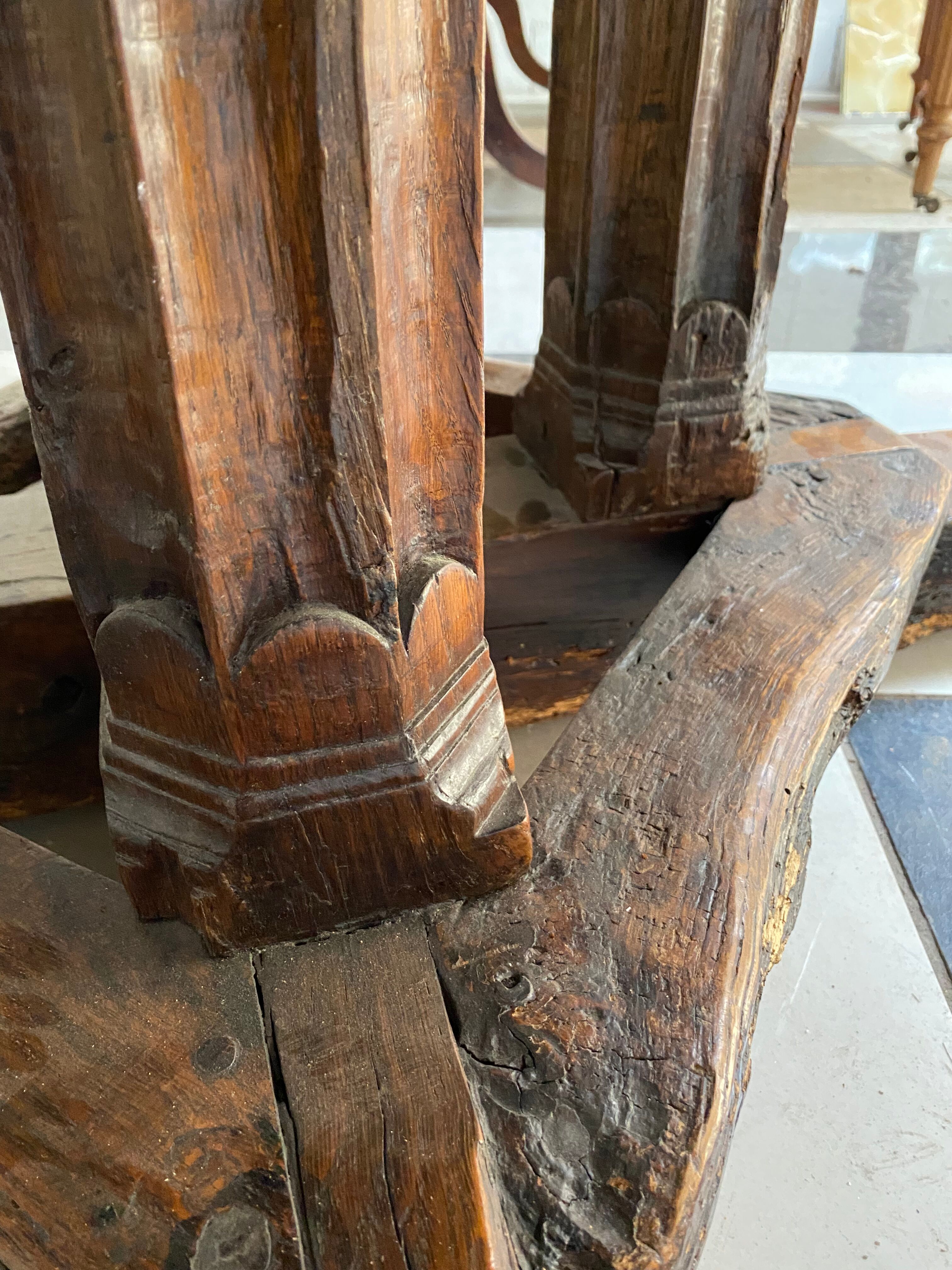 Medieval Gothic round table high period castle