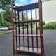Vintage bamboo rattan shelf