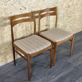 2x 60s 70s dining chair dining chair mid century Danish modern design