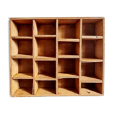 Old wooden workshop locker