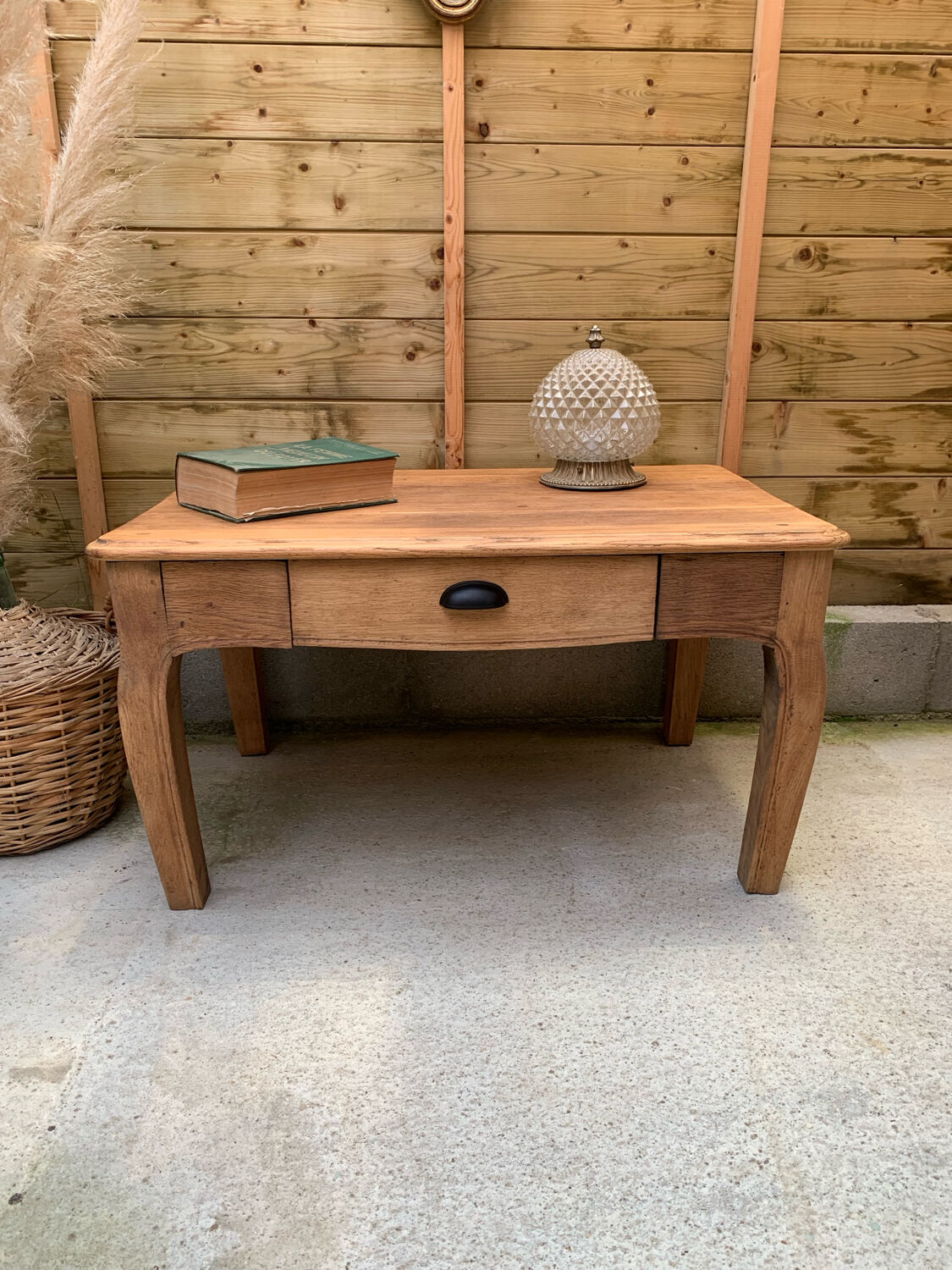 Solid wood coffee table