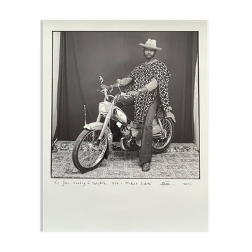 Malick Sidibe (1936-2016) Le Faux Cow Boy À Mobylette 1974