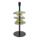 Lamp with yellow and green freeforms in ceramic, 90s