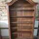 Gendarme hat library in solid oak, mid-20th century.