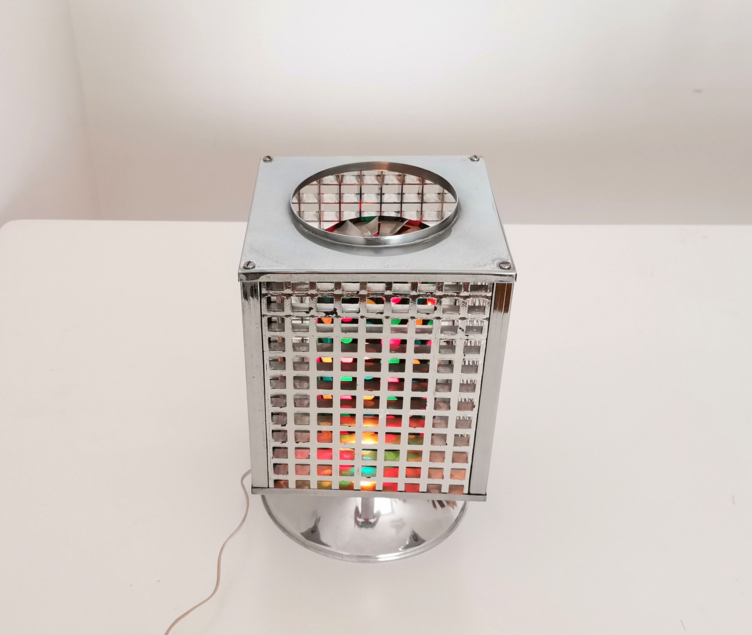 Vintage 1990s eclectic mood light lamp