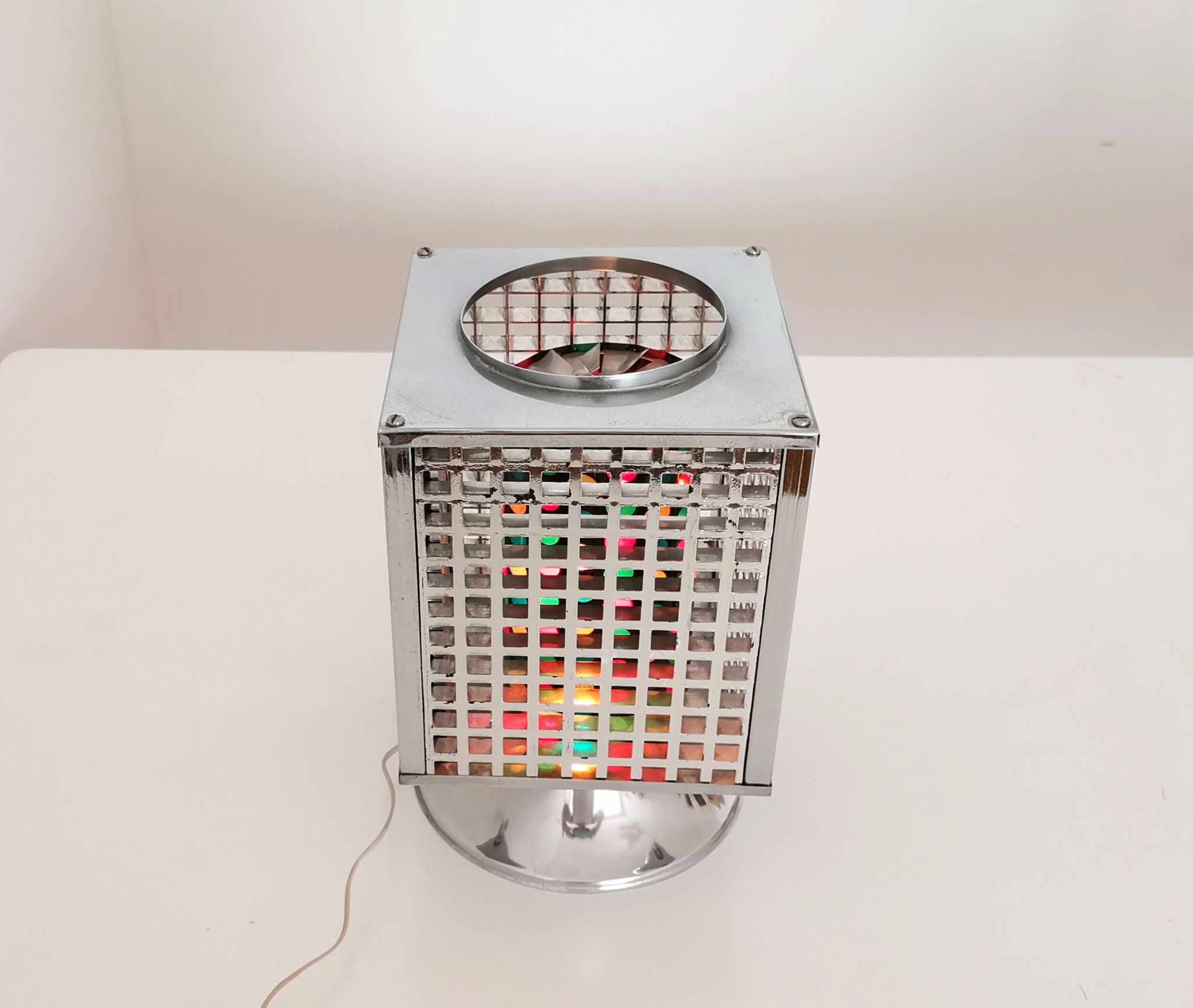 Vintage 1990s eclectic mood light lamp