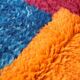 Handmade traditional Berber rug with colourful patterns, size 150/250cm.