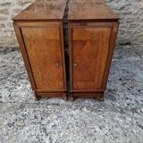 Enfilade vitrée en acajou, 1950