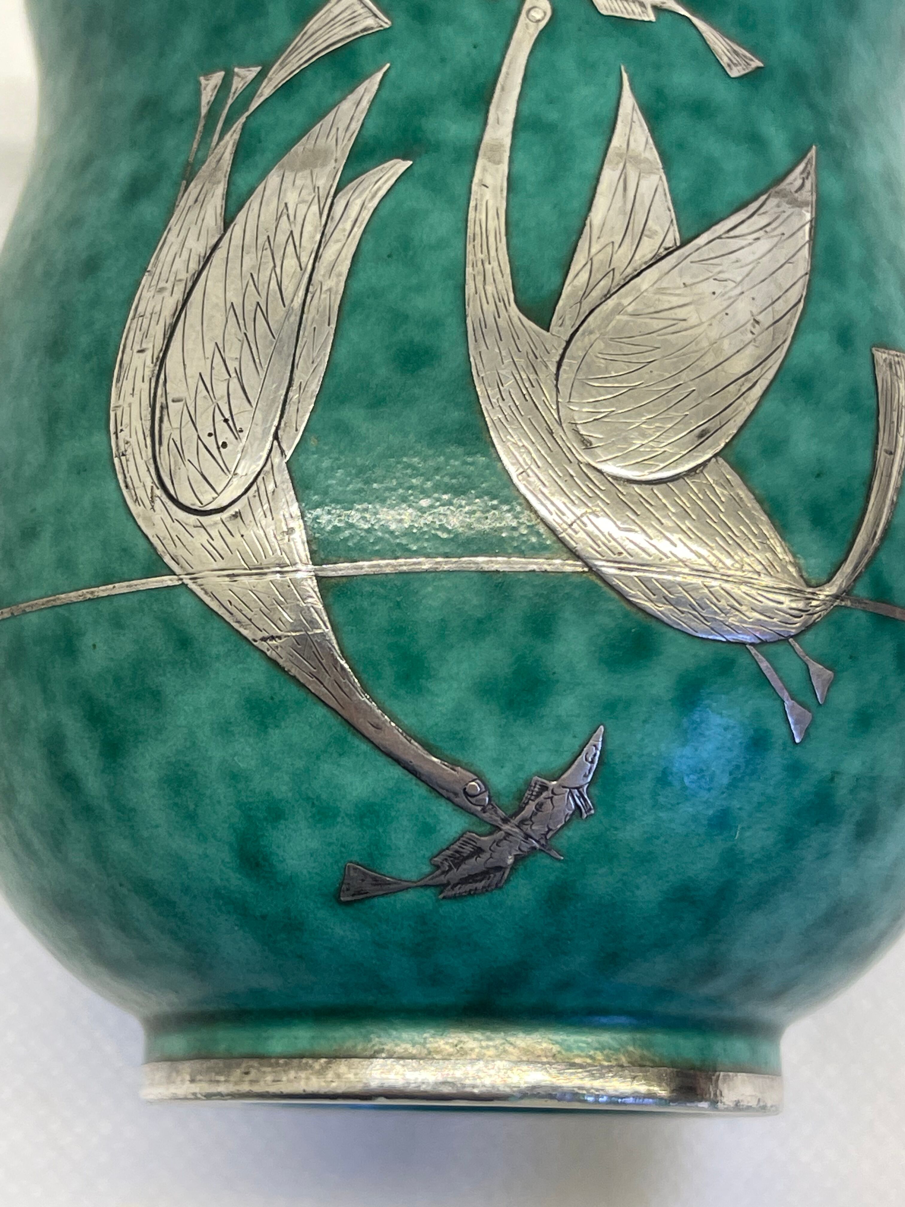 Vase Gustavsberg Argenta Wilhelm Kage